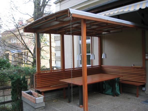 Pergola mit Dach Lärche Wien